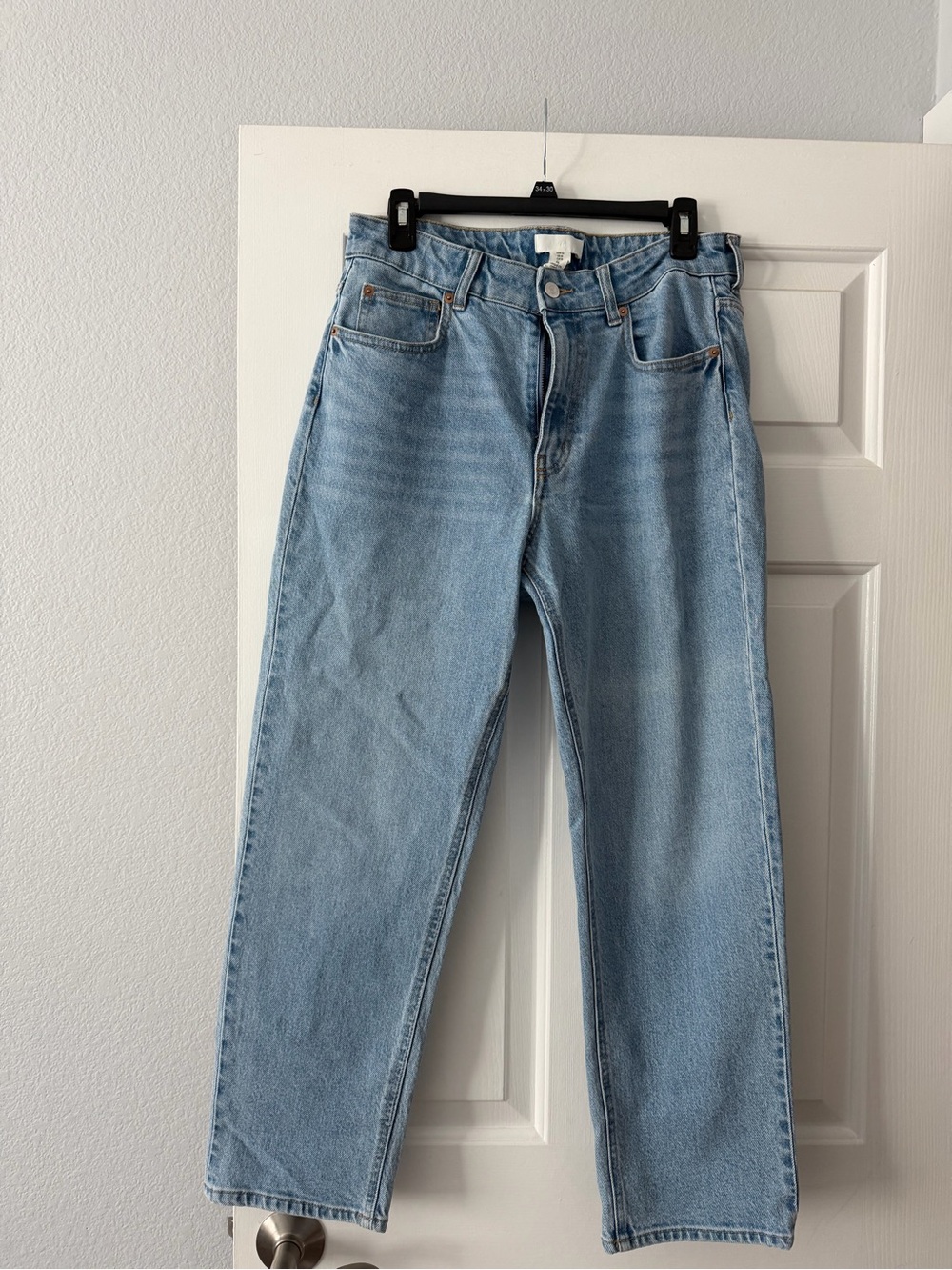 H&M Light Blue Straight-Leg Women's Jeans